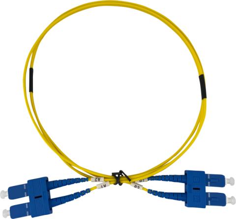 ECS Patchkabel SC/UPC - SC/UPC Duplex 9/125µm 2,0mm 5,0m