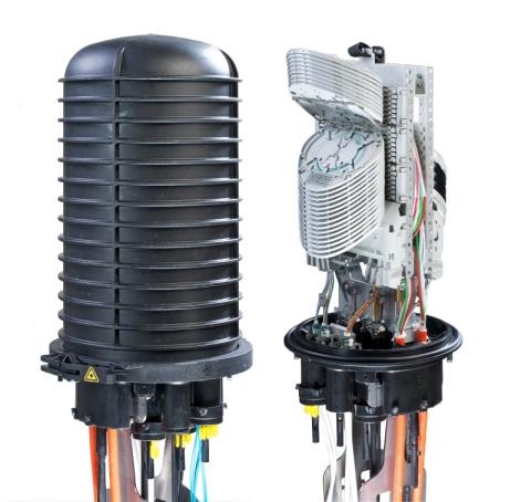 CommScope FIST Lille Rund Splidsemuffe - 16 Porte