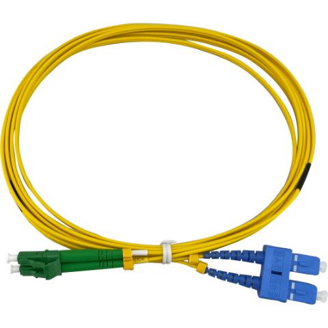 ECS Patchkabel LC/APC - SC/UPC Duplex 9/125µm 2x4,0mm 6,0m