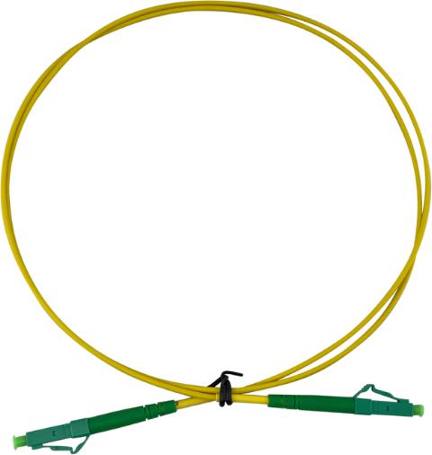 ECS Patchkabel LC/APC - LC/APC Simplex 9/125µm 2,0mm 2,0m