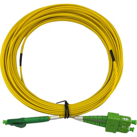 ECS Patchkabel LC/APC - SC/APC Duplex 9/125µm 2x4,0mm 10,0m