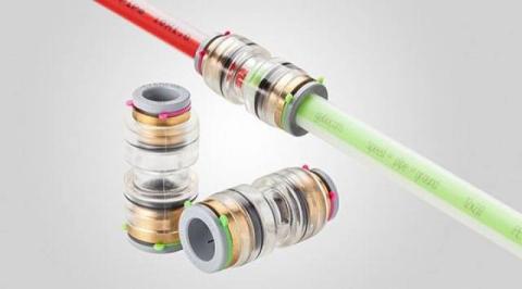 Gabocom RSM Reduktions-konnektor 14-12mm transparent permanent