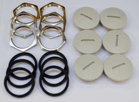 Blindprop med kærv PG21 grå RAL 7035 (1 stk.)