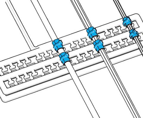 CommScope External cable fixation bracket for GCO2-FX6