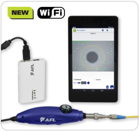AFL FOCIS WiFi Pro kit DSF1 Digital fiberscope WiFi sender med FOCIS Mobile Pro SW License