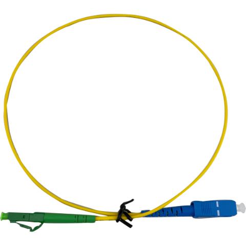 ECS Patchkabel LC/APC - SC/UPC 0,5m Simplex 9/125µm 1,8mm Grade B