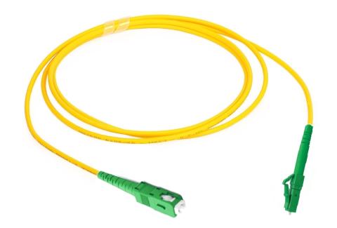 CommScope Patchkabel LC/APC - SC/APC Semitight Simplex LSZH SM G657A Telecom standard 12M Grade B