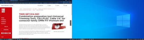 RFS Universal trimming tool SCF14 Connector families D01, 001