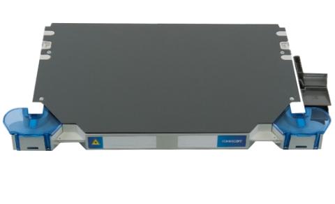 CommScope FACT V2 24 SC/UPC Farvede pigtails udgang til højre Inkl. 1E OG 2E gaffelbeslag Farvekode EIA/TIA 598