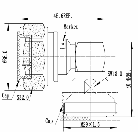 RFS 716-M-R-716F Adaptor