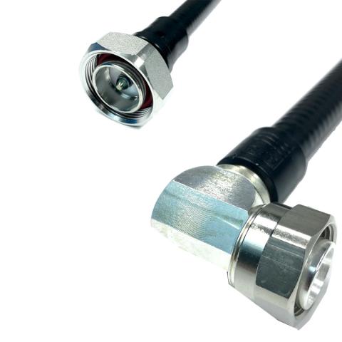 RFS Jumper 7-16 DIN-Male/ 4.3-10 Male Right angle Premium 1M Super flexible