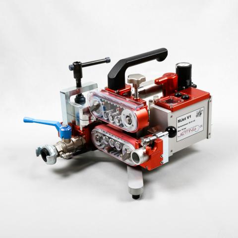 Jetting V1 blæsemaskine 7-40mm. Software V3.0. Incl. ext. pressure gauge