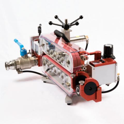 Jetting V3 blæsemaskine med joystick controller. Kabel 4-40mm. Rør 10-63mm. 1800N. Inkl. Ductlube, pneumatikolie og service kit. Leveres i Trækasse