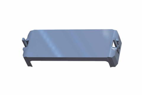 AFL UHD Blank Plate Black RAL 9005 UHDBL01