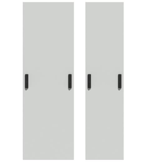 CommScope FACT Cross connect door kit set of 2pcs 2,2 m w. 2 door handles per door Compatible w.half Cilinder locks (not incl.) DIN 18252 (EN 1303)