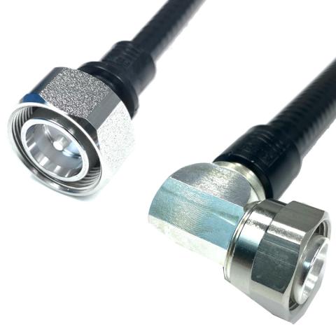 RFS Jumper 4.3-10 Male/4.3-10 Male Right Angle Premium, 2M Superflexible Foam SCF 1/2"