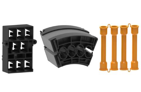 CommScope MSC Cable gel sealing kit, 4 outlets, 4-11 mm cable diamter per outlet (DE) MSC-SKG4-4/7-11