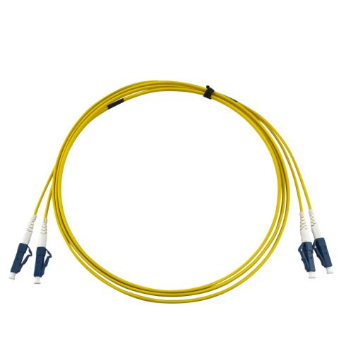 AFL Premium LC - LC G.657A1 YELLOW 5M LSZH 2F 2.0mm ZDPX (DC Boot) Duplex simplex connectors clear polarity marking
