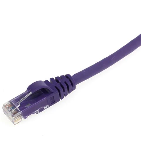 ECS Patchkabel Kat.6 - AW28 LSZH U/UTP 1,0m - Lilla