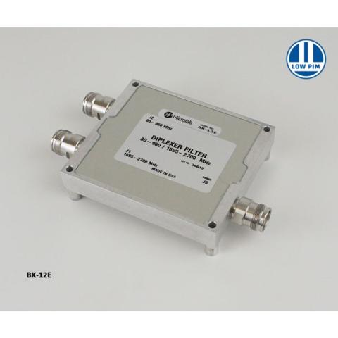 Microlab Diplexer 80-960/1695-2700MHz 120W - 161dBc 4.3-10 IP64