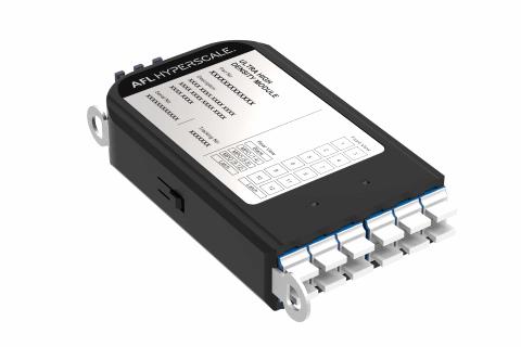 AFL U-Series MPO Cassette BASE-8 24f provides an interface between 3x40G/100G QSFP+ with MPO interface and 12x10G/25G SFP+