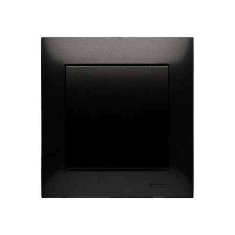 Tryk 16A. Hvid. Antracit ramme. Skrueterminal.