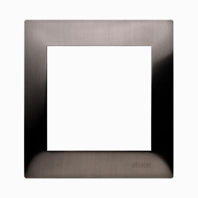 Ramme 1 modul. Metal Inox