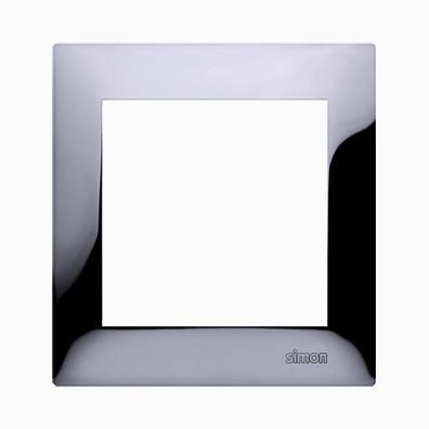 Ramme 1 modul. Metal Chrome.