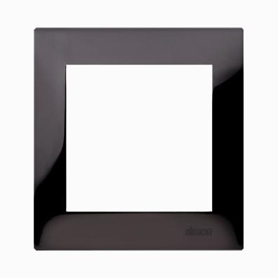 Ramme 3 modul vandret. Metal. Dark Steel.