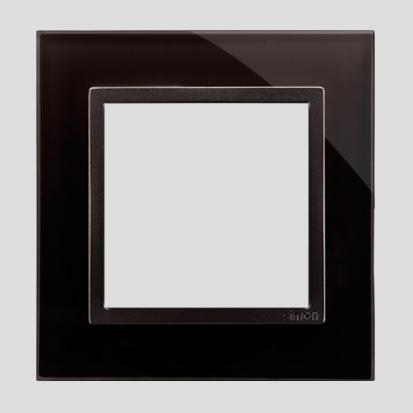 Ramme 1 modul. Glas. Frozen lava.