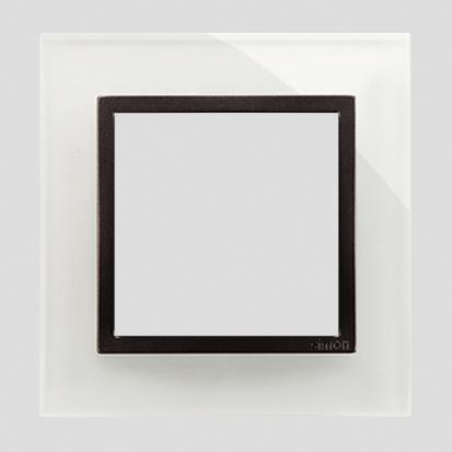 Ramme 1 modul. Glas. Stormy Cloud.