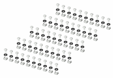 ENOC Skrue M6x12mm. Sæt a 50 stk. Jording