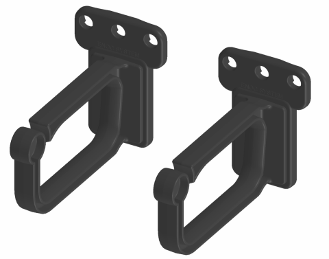 ENOC Kabel management. Plastik. 60mm. Lodret