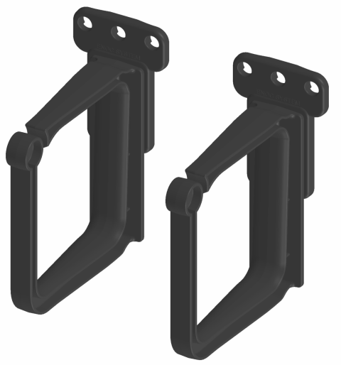 ENOC Kabel management. Plastik. 104mm. Lodret