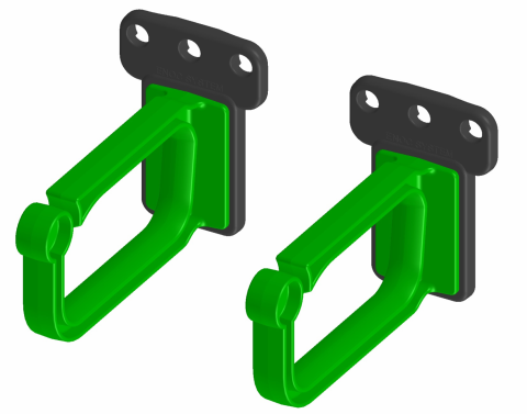 ENOC Kabel management. Plastik. 60mm. Lodret