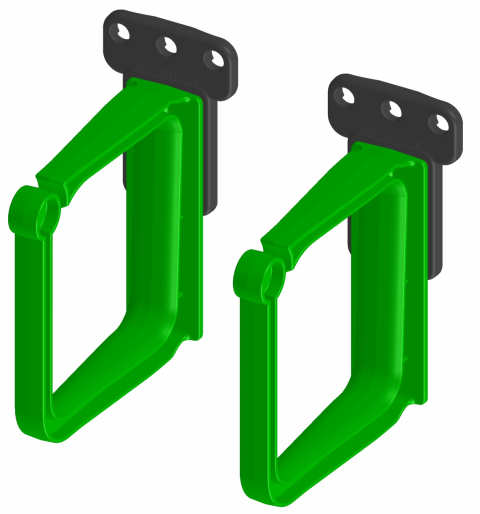 ENOC Kabel management. Plastik. 104mm. Lodret